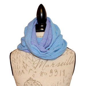 Lululemon Ivivva Infinity Scarf Blue Purple Herringbone Snaps Girls One Size